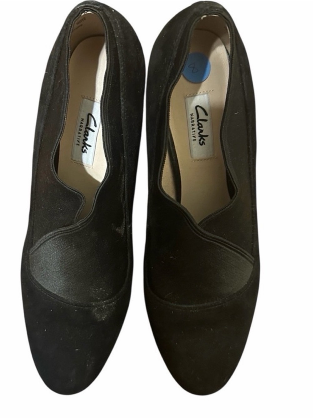 Clarks Black Women's Heels - Picture 8 of 9